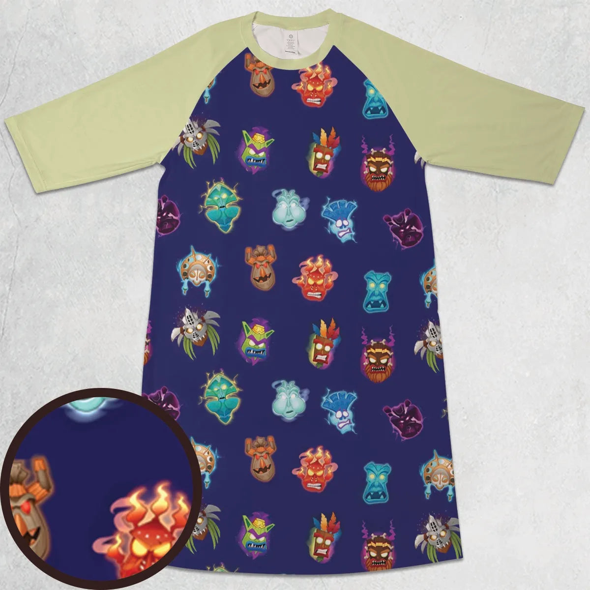 3/4 Sleeve Raglan Dress - E1Q85HAF