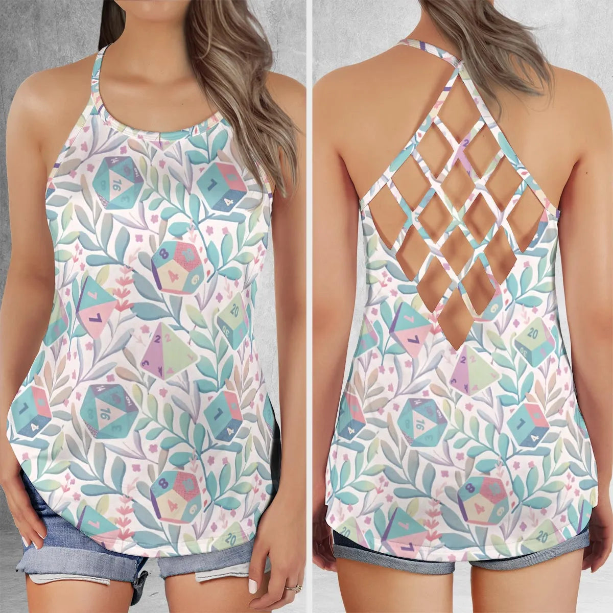 Criss Cross Tank Top - E3P6JTMV