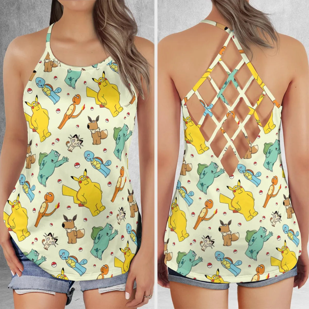 Criss Cross Tank Top - MVTVSX43