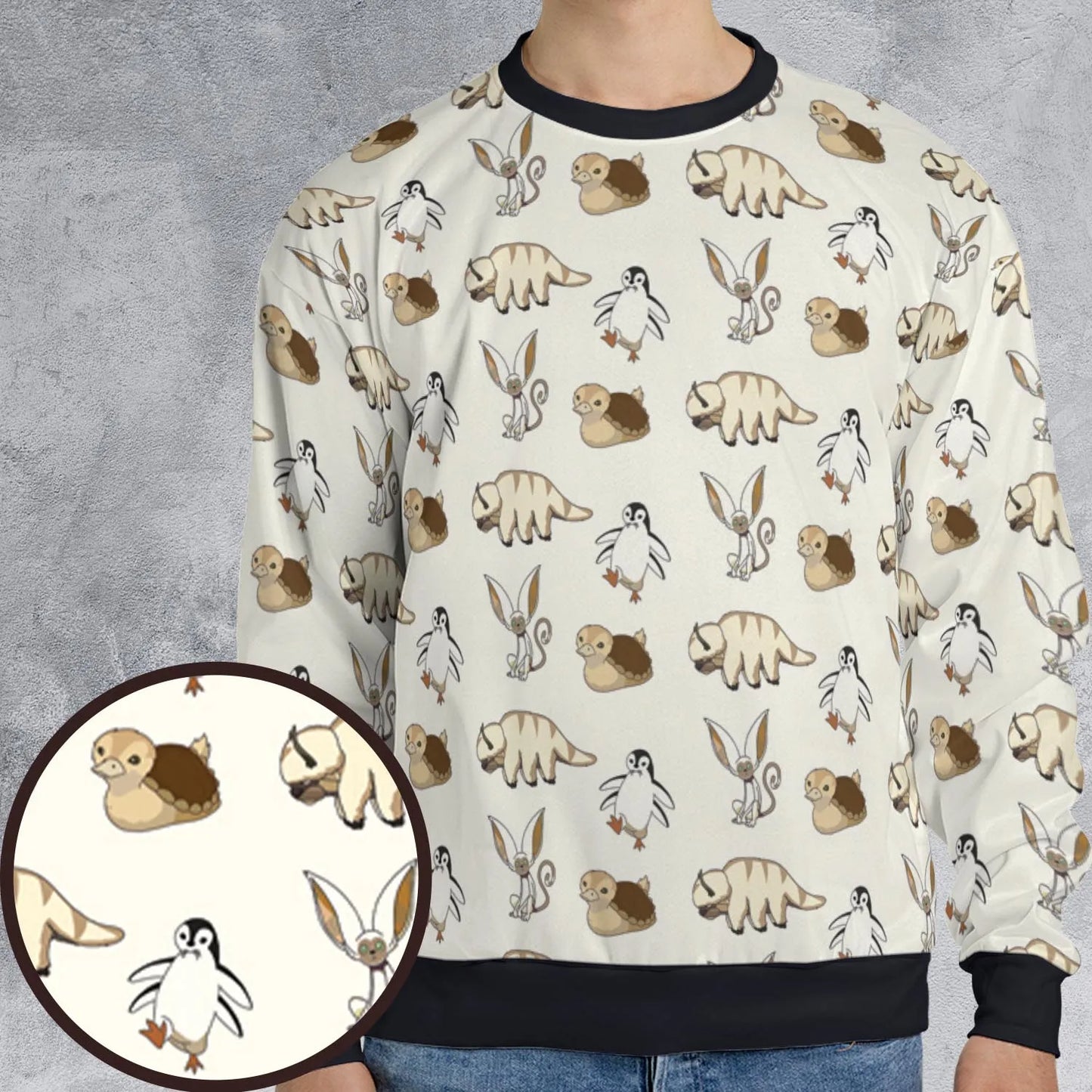 All-over Print Sweatshirt - G12WXFHF