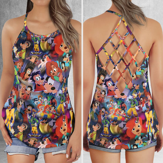 Criss Cross Tank Top - 7E3HU7AS -  - 1