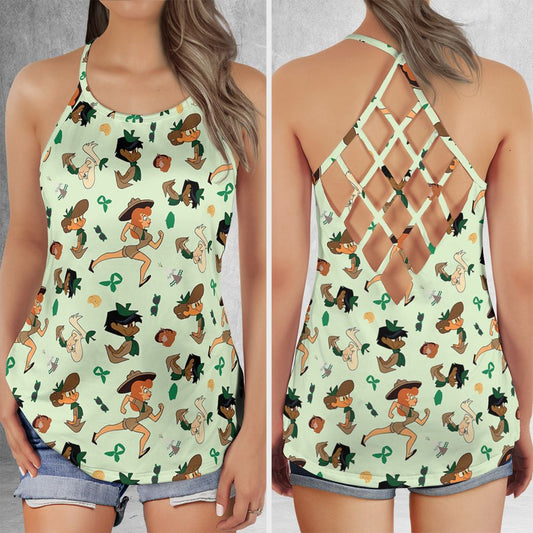 Criss Cross Tank Top - E4MYY11Q -  - 1