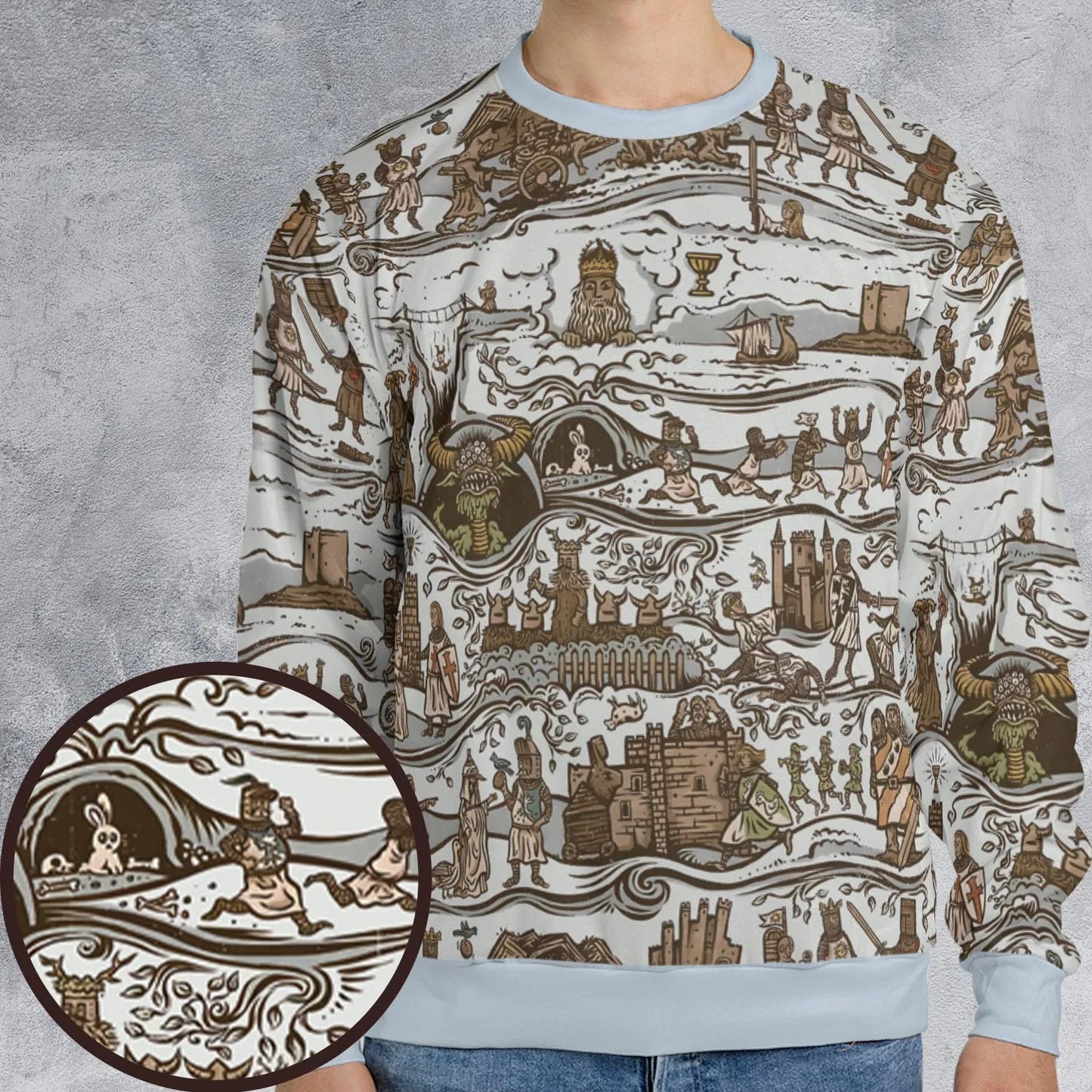 All-over Print Sweatshirt - S4BXHWWW