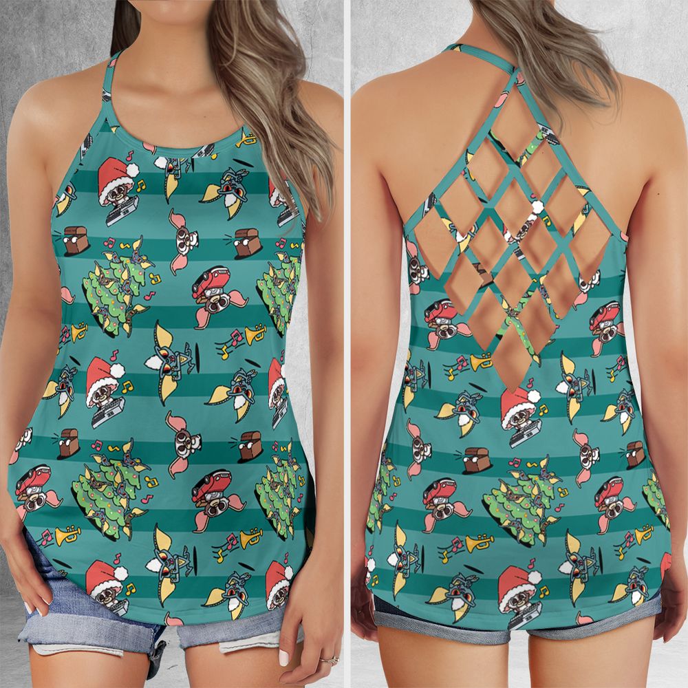 Criss Cross Tank Top - VUWYDKAD -  - 1