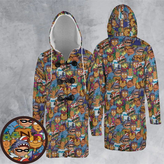 Hooded Cloak Coat - 5S7UP9XH