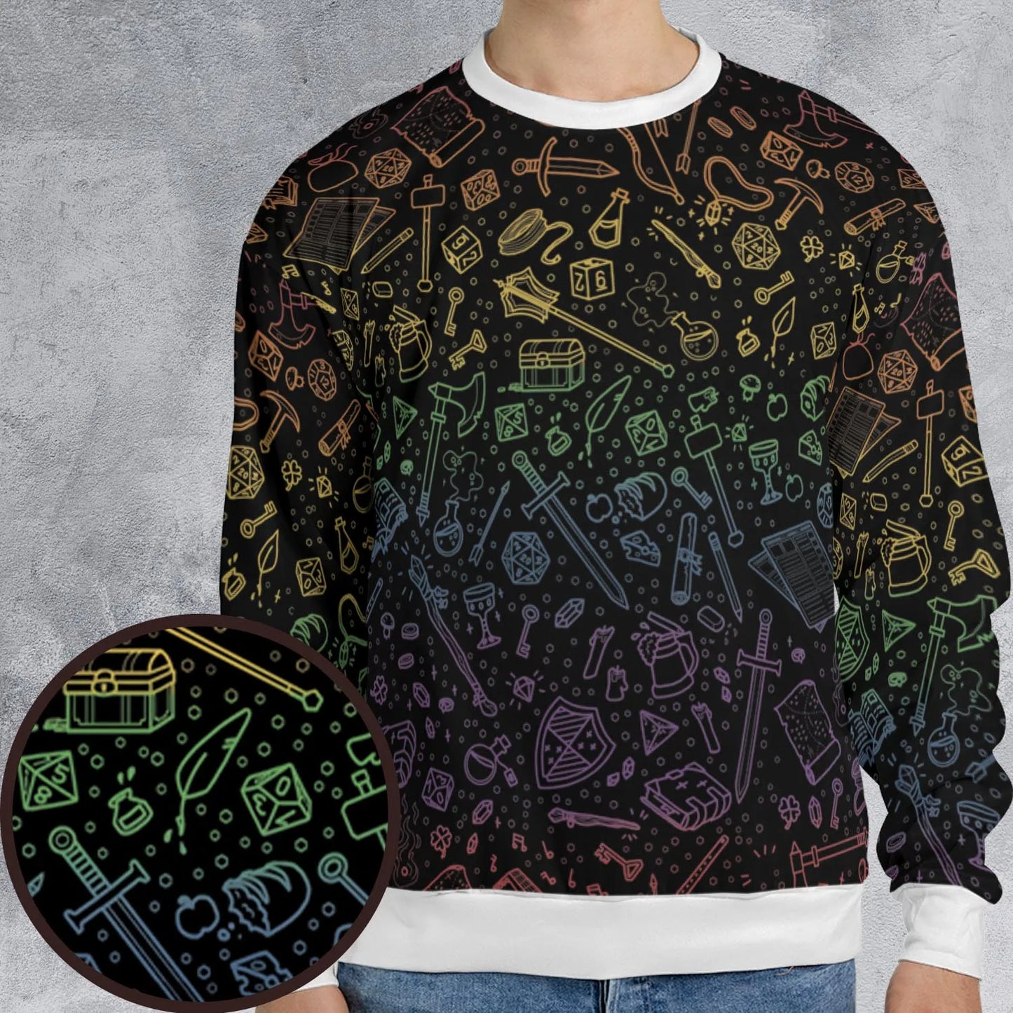 All-over Print Sweatshirt - KW1G6L16