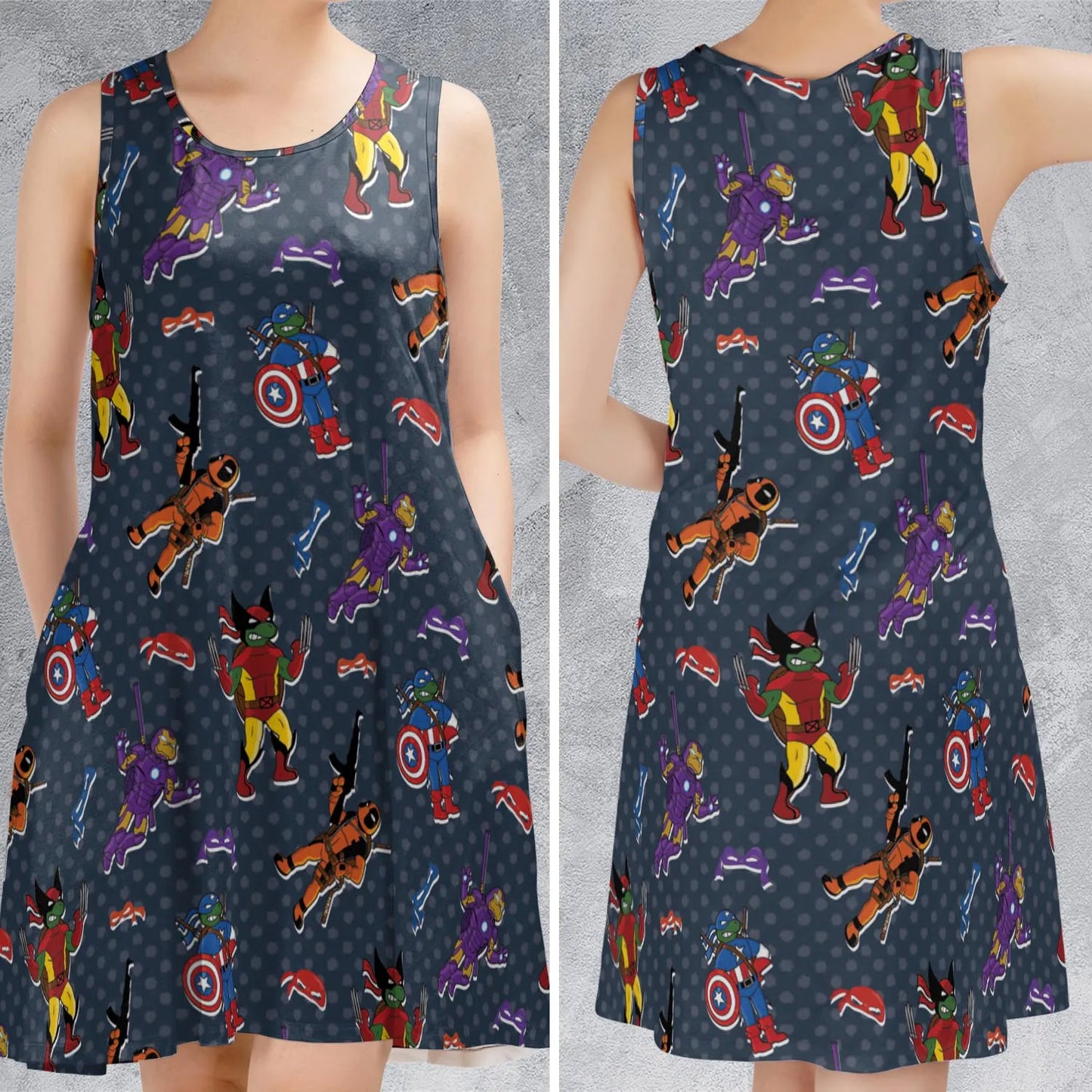 Sleeveless Dress - AXHKNX8U