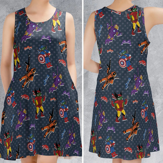 Sleeveless Dress - AXHKNX8U