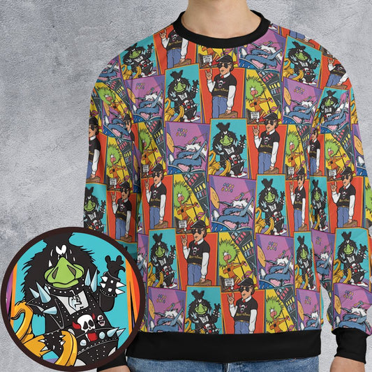All-over Print Sweatshirt - 9VBR7JGS -  - 1