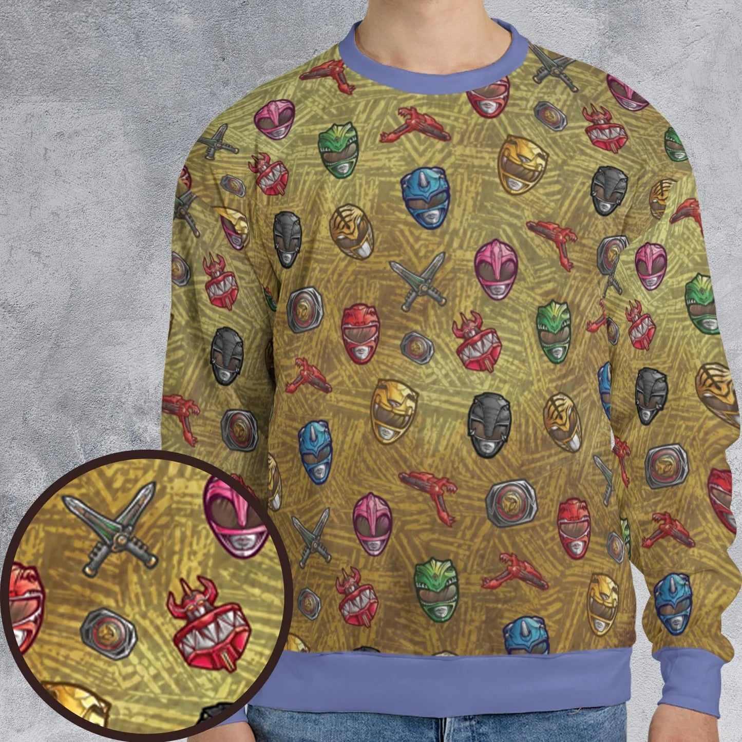 All-over Print Sweatshirt - KKUZMHYA