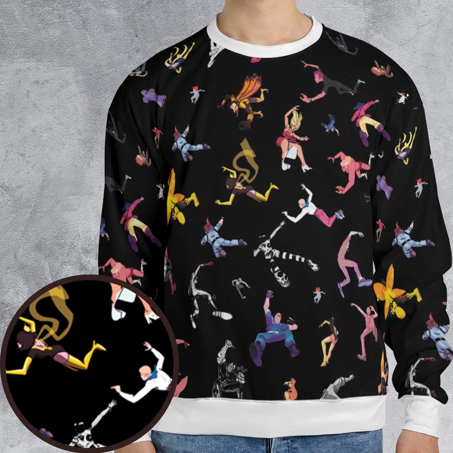 All-over Print Sweatshirt - FYCQKBKH