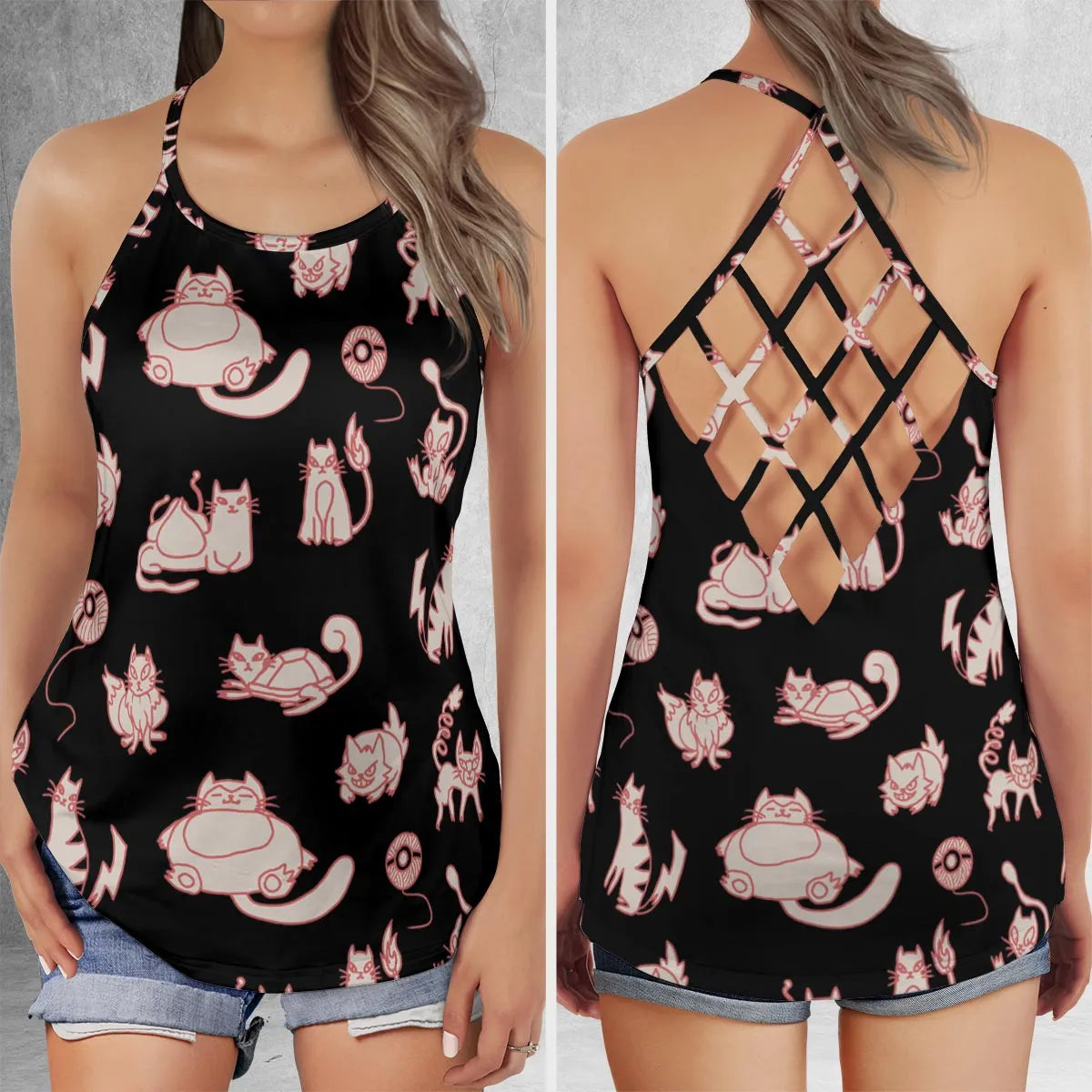 Criss Cross Tank Top - ZD3HCKHD