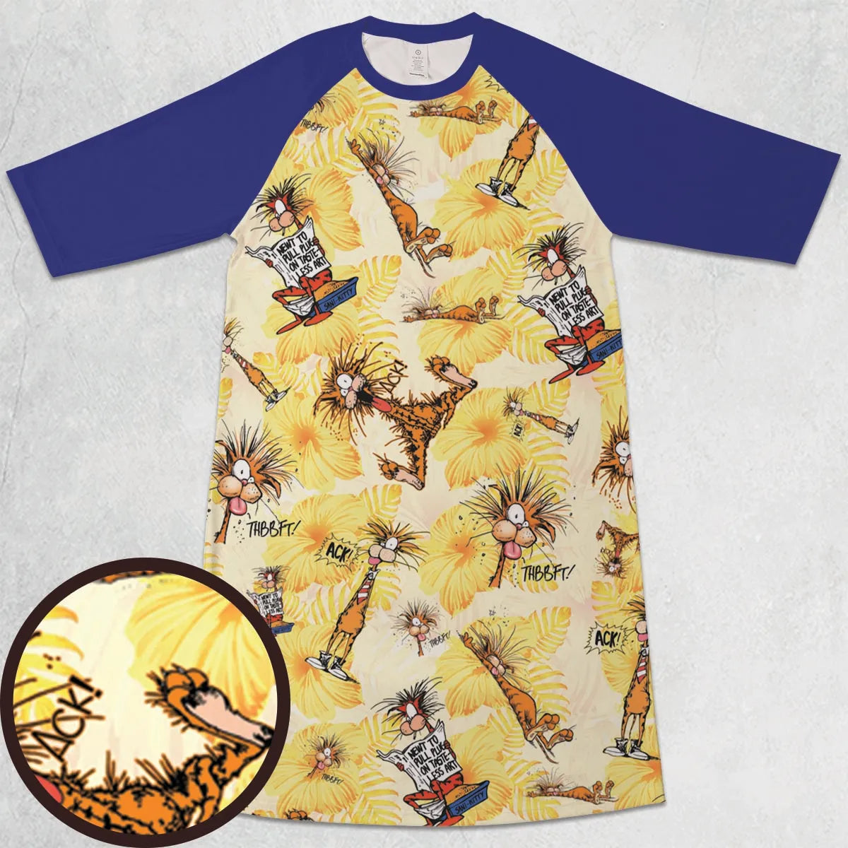 3/4 Sleeve Raglan Dress - JF13AZTR