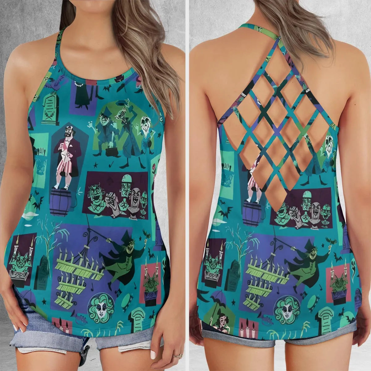 Criss Cross Tank Top - PC54WN6Z