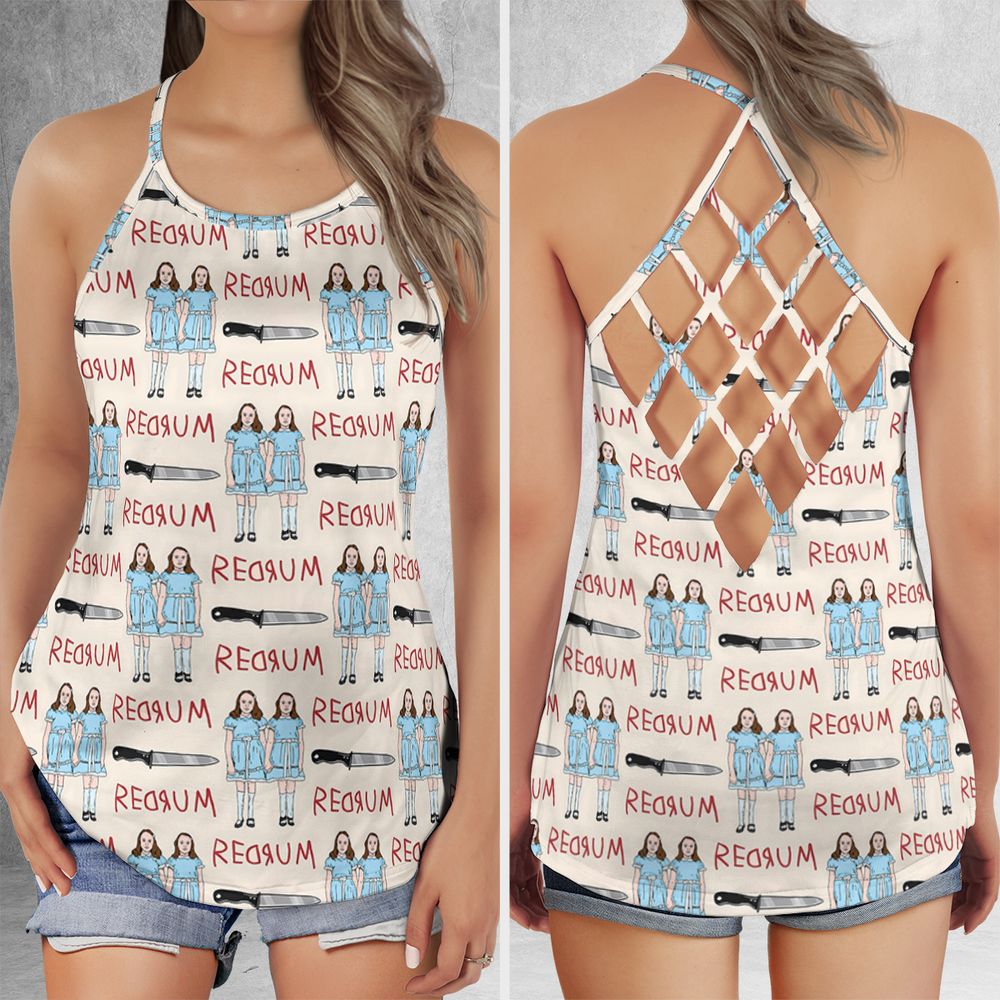 Criss Cross Tank Top - 7TLZES4K -  - 1