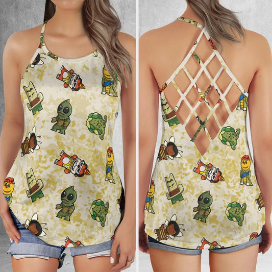 Criss Cross Tank Top - 8YC8KDR3
