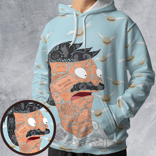 All-over Print Hoodie - AK483D9S -  - 1