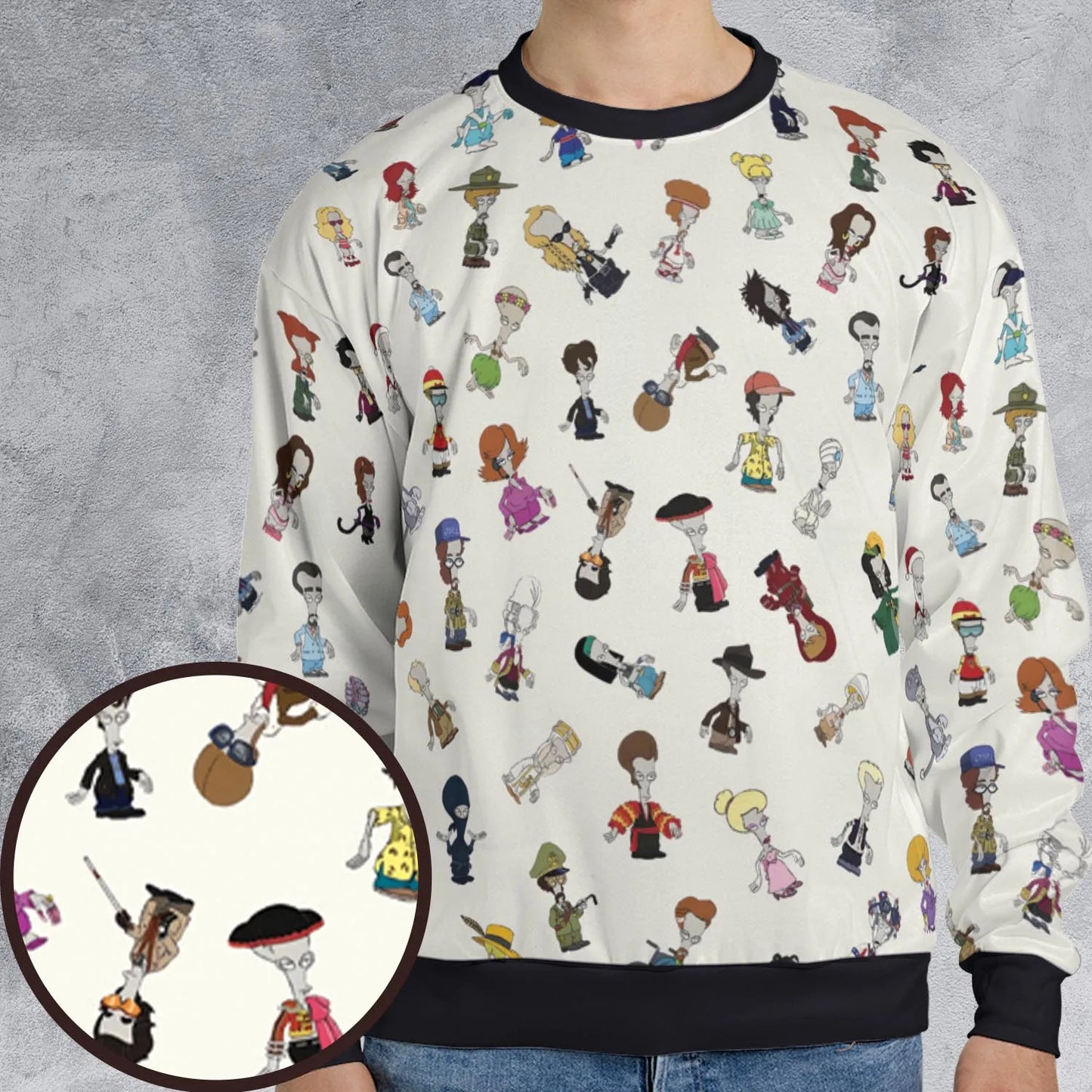 All-over Print Sweatshirt - XTRERV7J