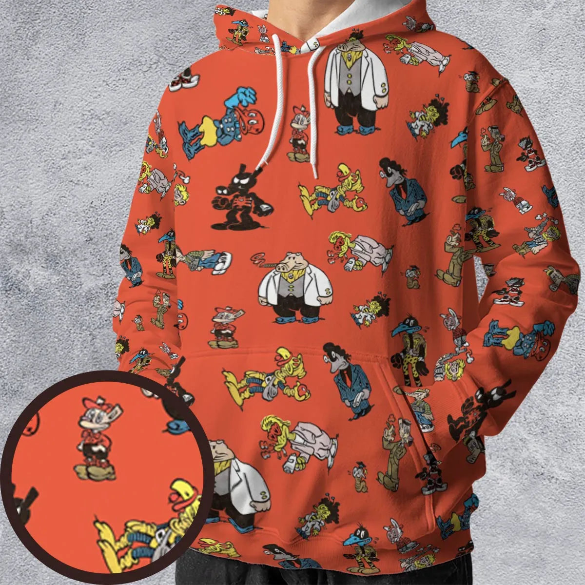 All-over Print Hoodie - 7Y2CYE2B