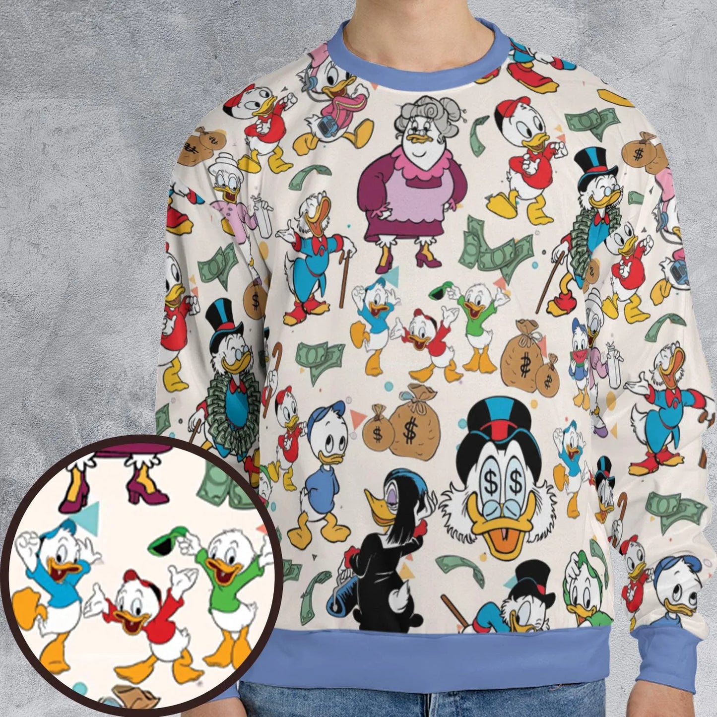 All-over Print Sweatshirt - X9LXFUYY