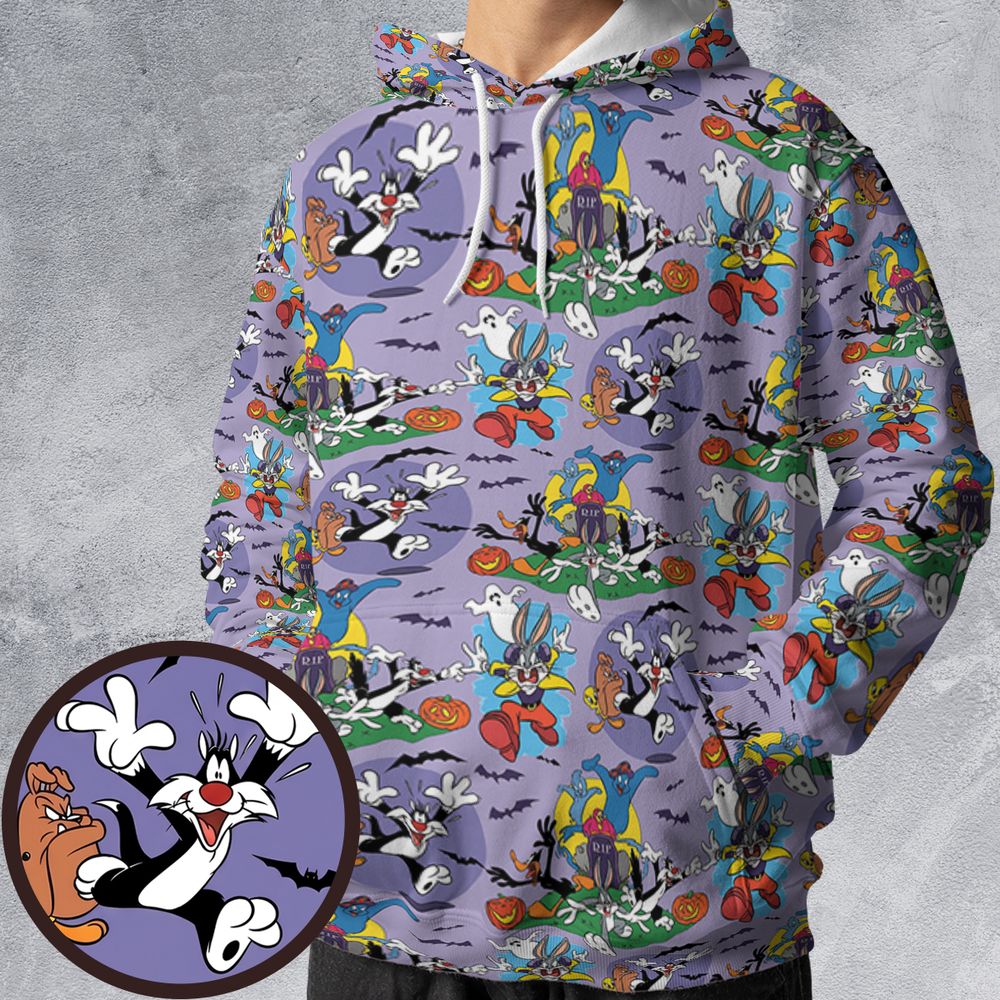 All-over Print Hoodie - 988XZWWQ -  - 1