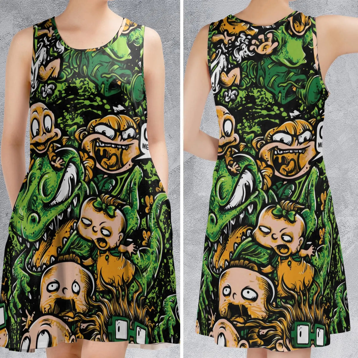 Sleeveless Dress - J7W6ZVJY