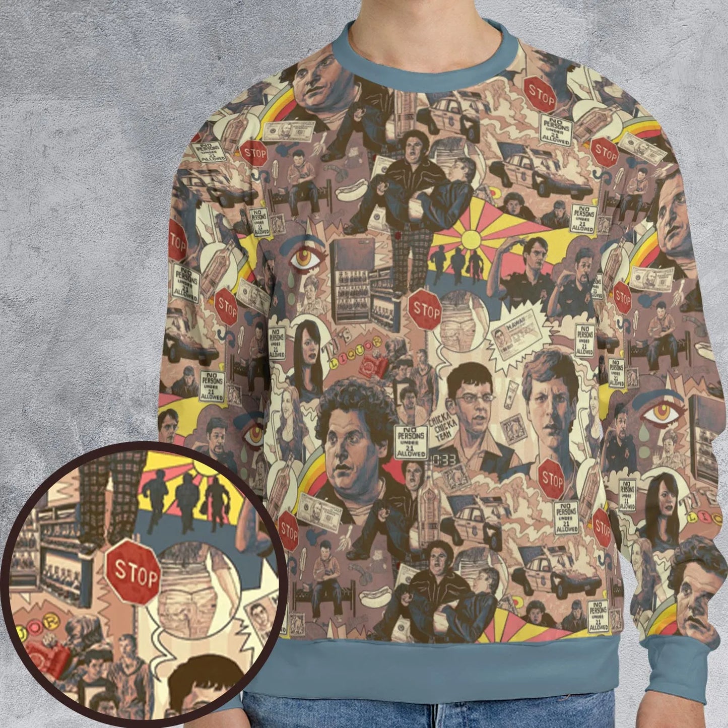 All-over Print Sweatshirt - JFLXEBES
