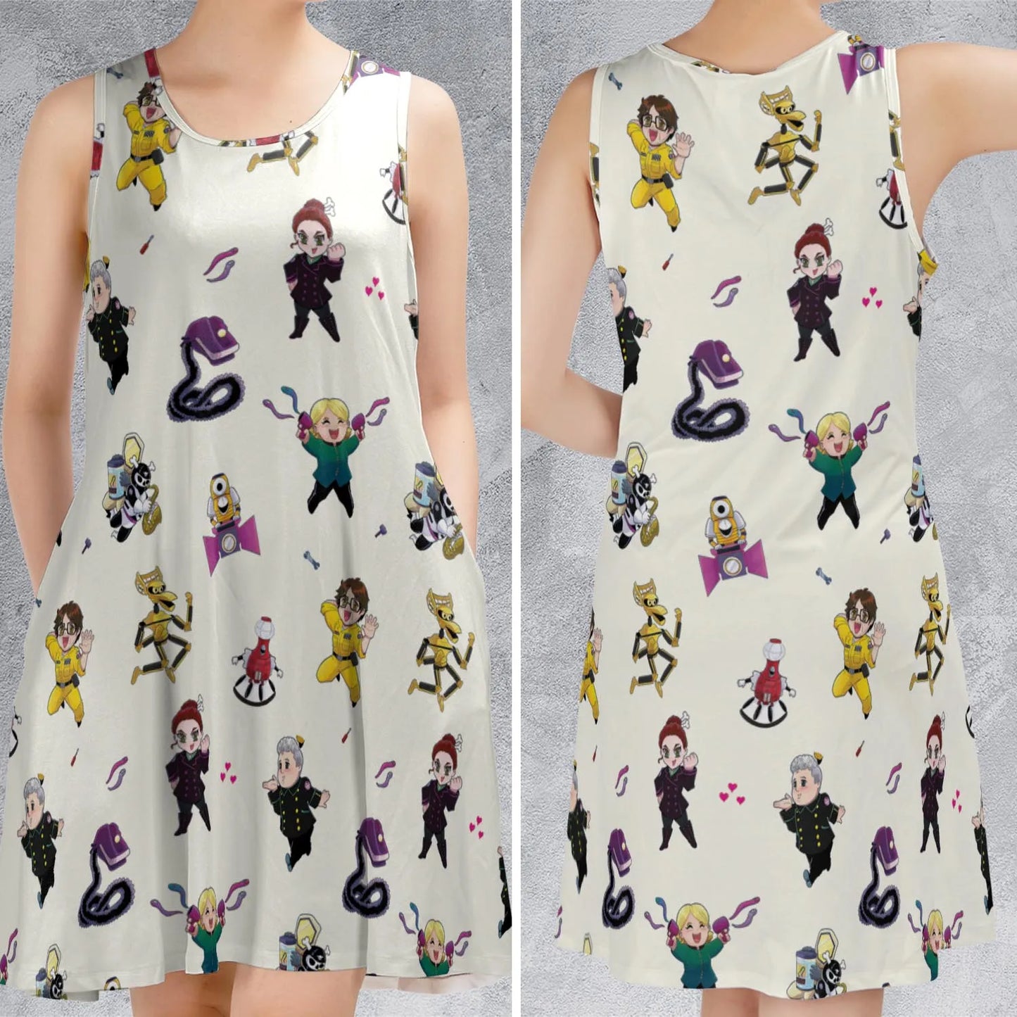 Sleeveless Dress - A6X1FLUM