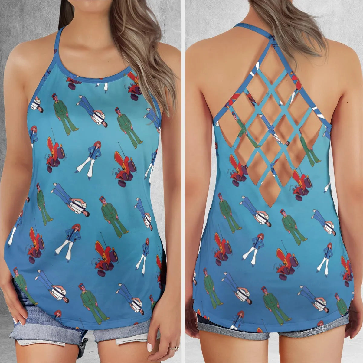Criss Cross Tank Top - FB1N5K9C