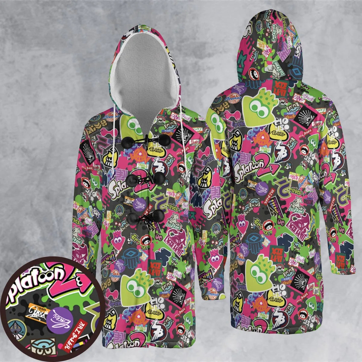 Hooded Cloak Coat - ZYV39J46