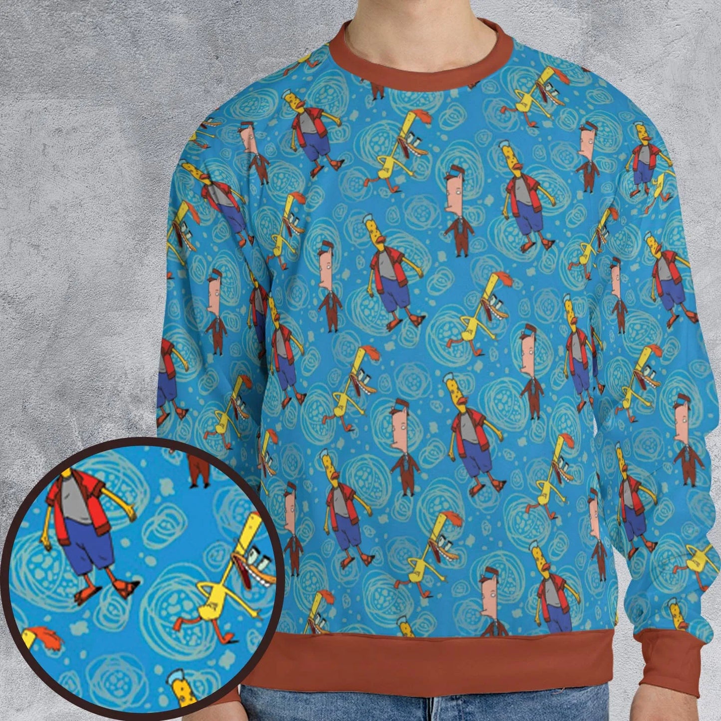 All-over Print Sweatshirt - PFDMA32Z