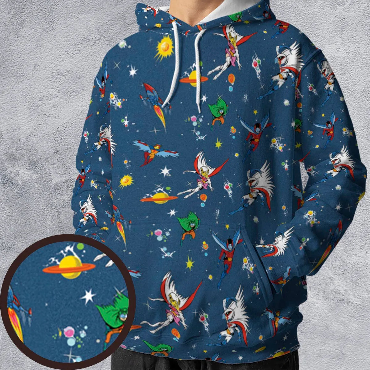 All-over Print Hoodie - B364HX7M