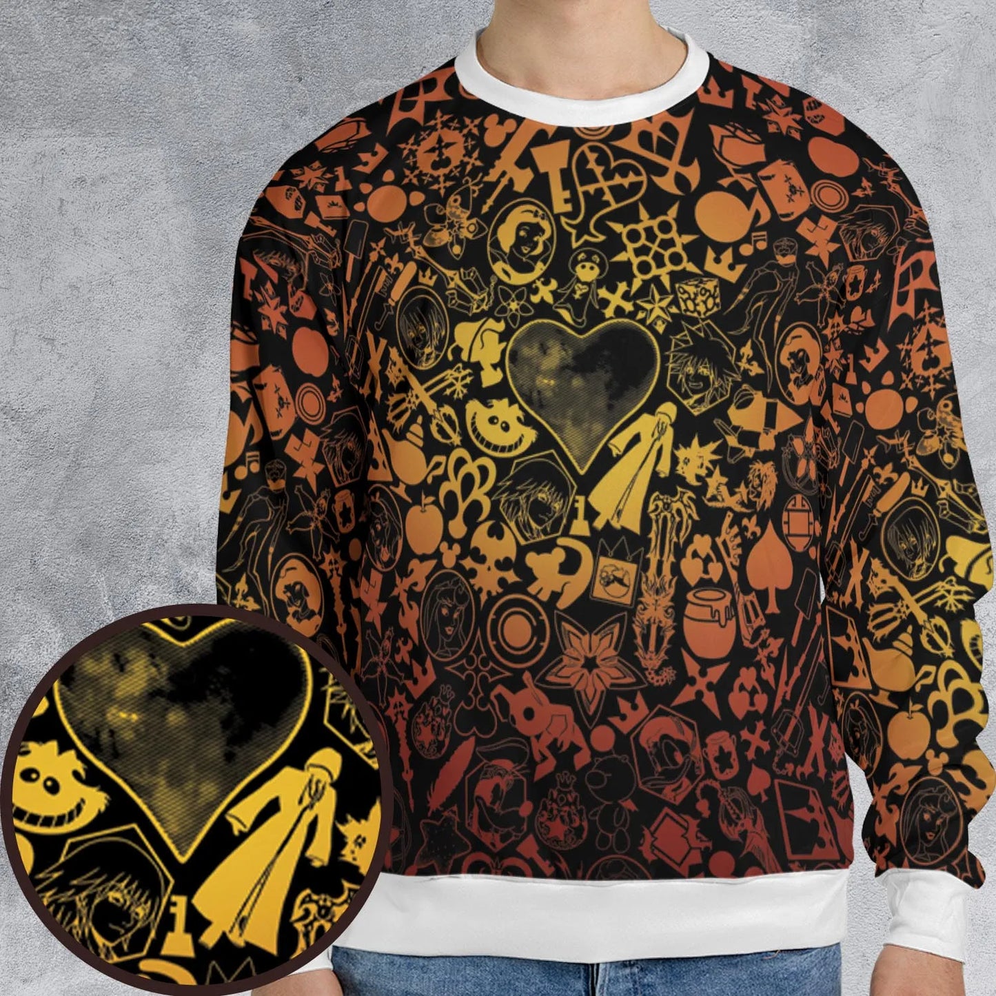 All-over Print Sweatshirt - W6Z4T9D9