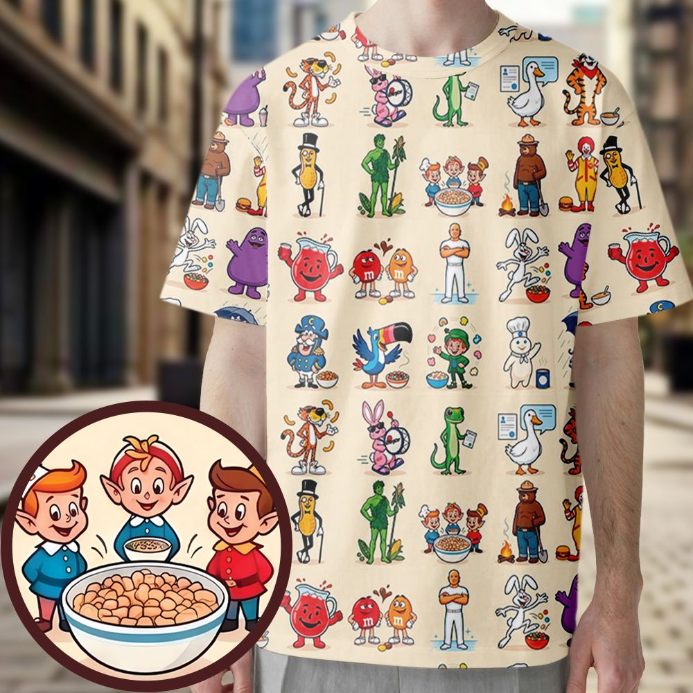 All-Over Print Unisex T-Shirt - C8UN9X9Y -  - 1
