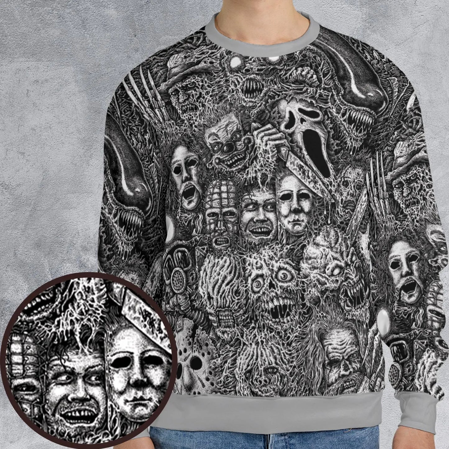 All-over Print Sweatshirt - 1BW3WL3B
