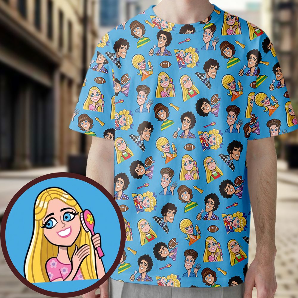 All-Over Print Unisex T-Shirt - 51FT8EH3 -  - 1