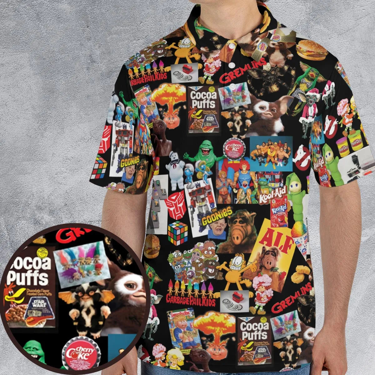 AOP Men/Women Polo Shirt - D8UDQSWV
