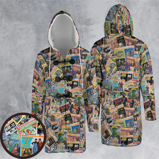 Hooded Cloak Coat - DX7QBD9D