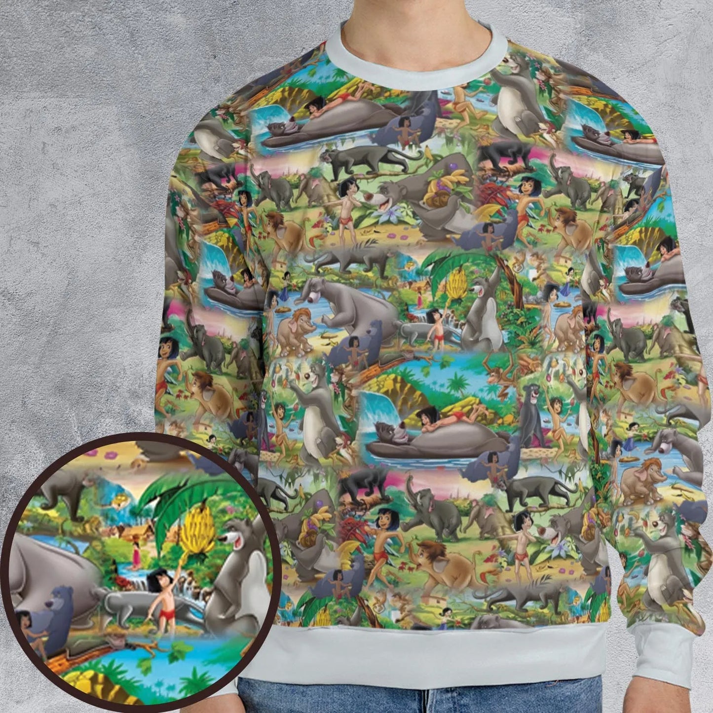 All-over Print Sweatshirt - KSV7VJGZ