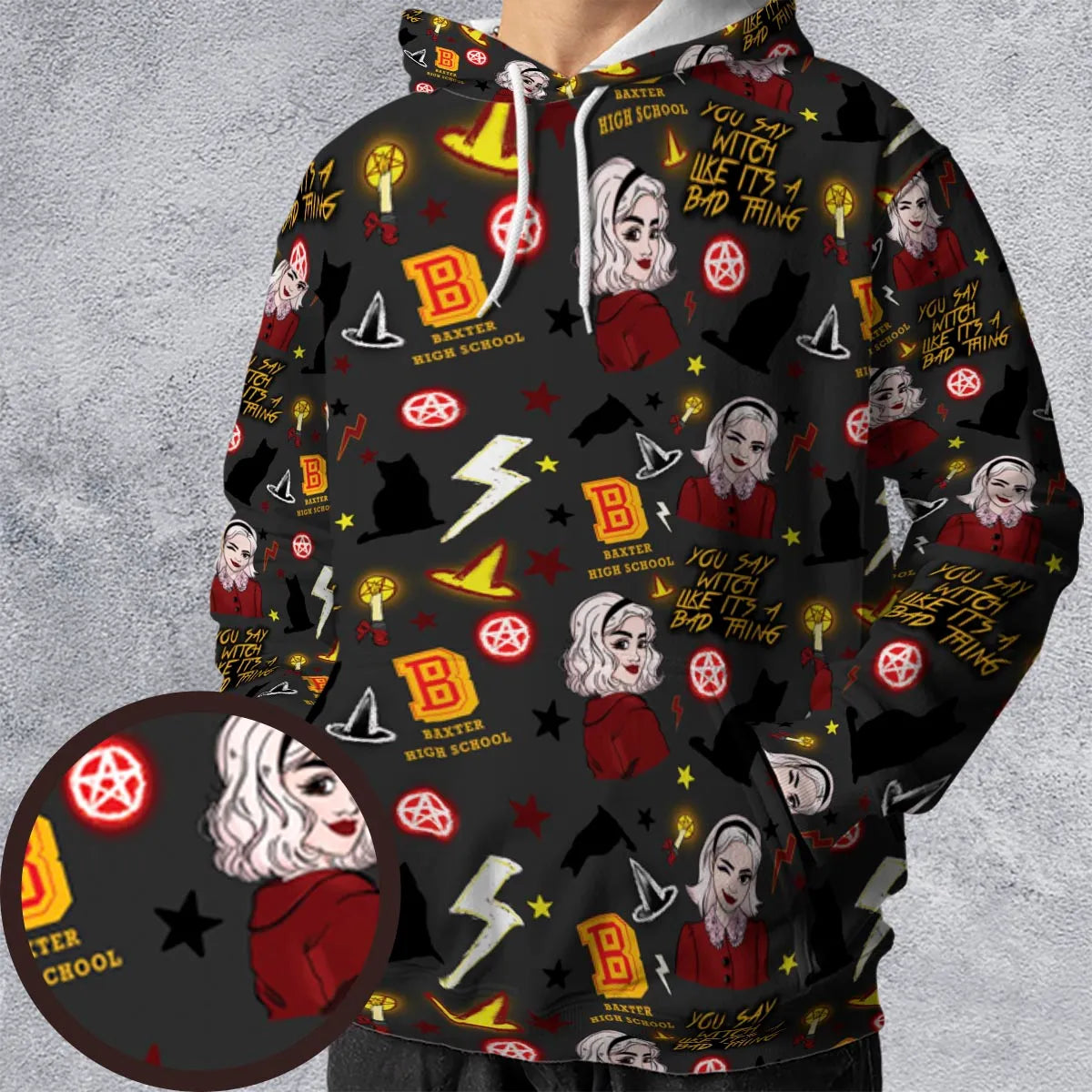 All-over Print Hoodie - H2FTTTNM