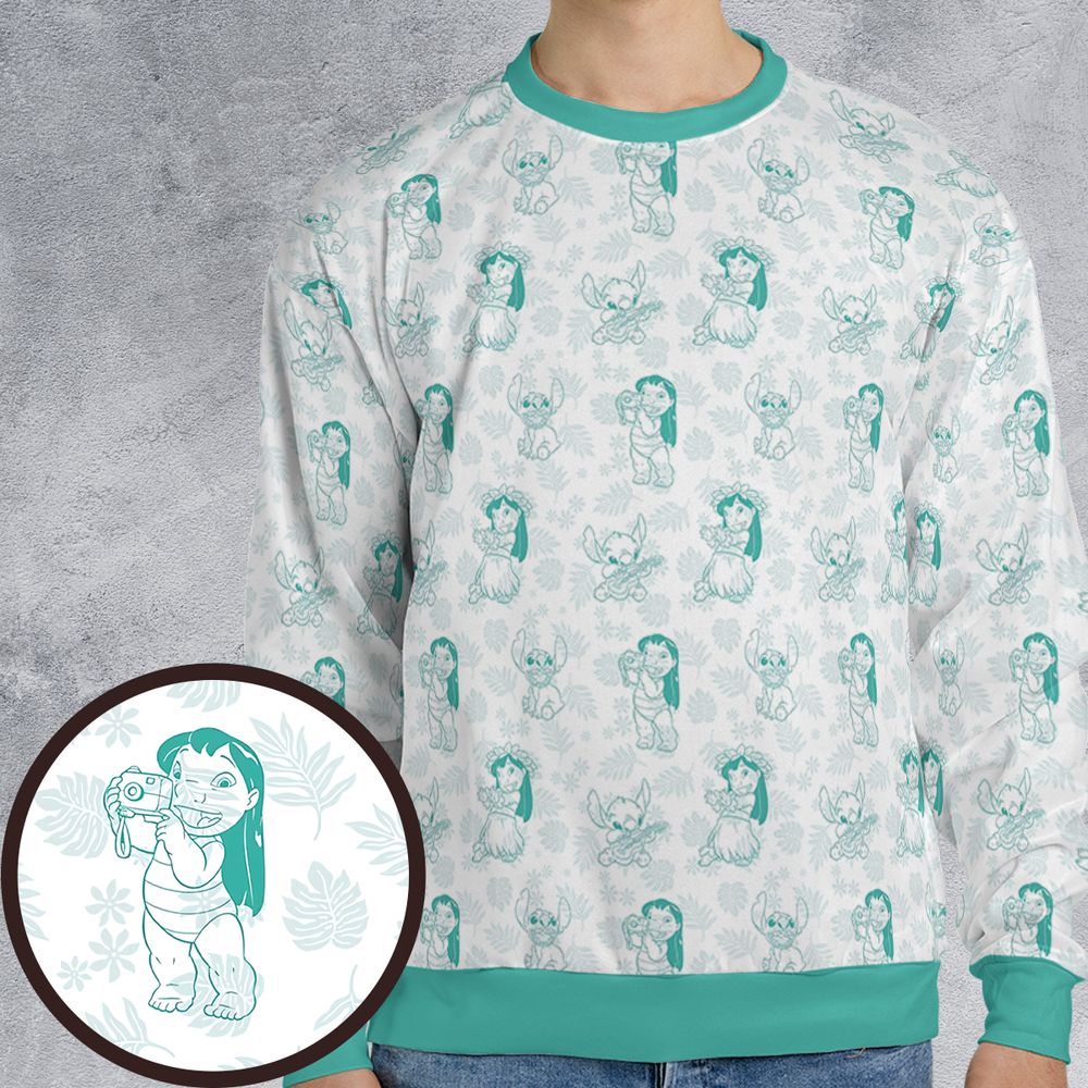 All-over Print Sweatshirt - BQ9XJJ8H -  - 1