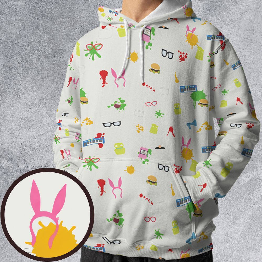 All-over Print Hoodie - MZ7FQC5V -  - 1
