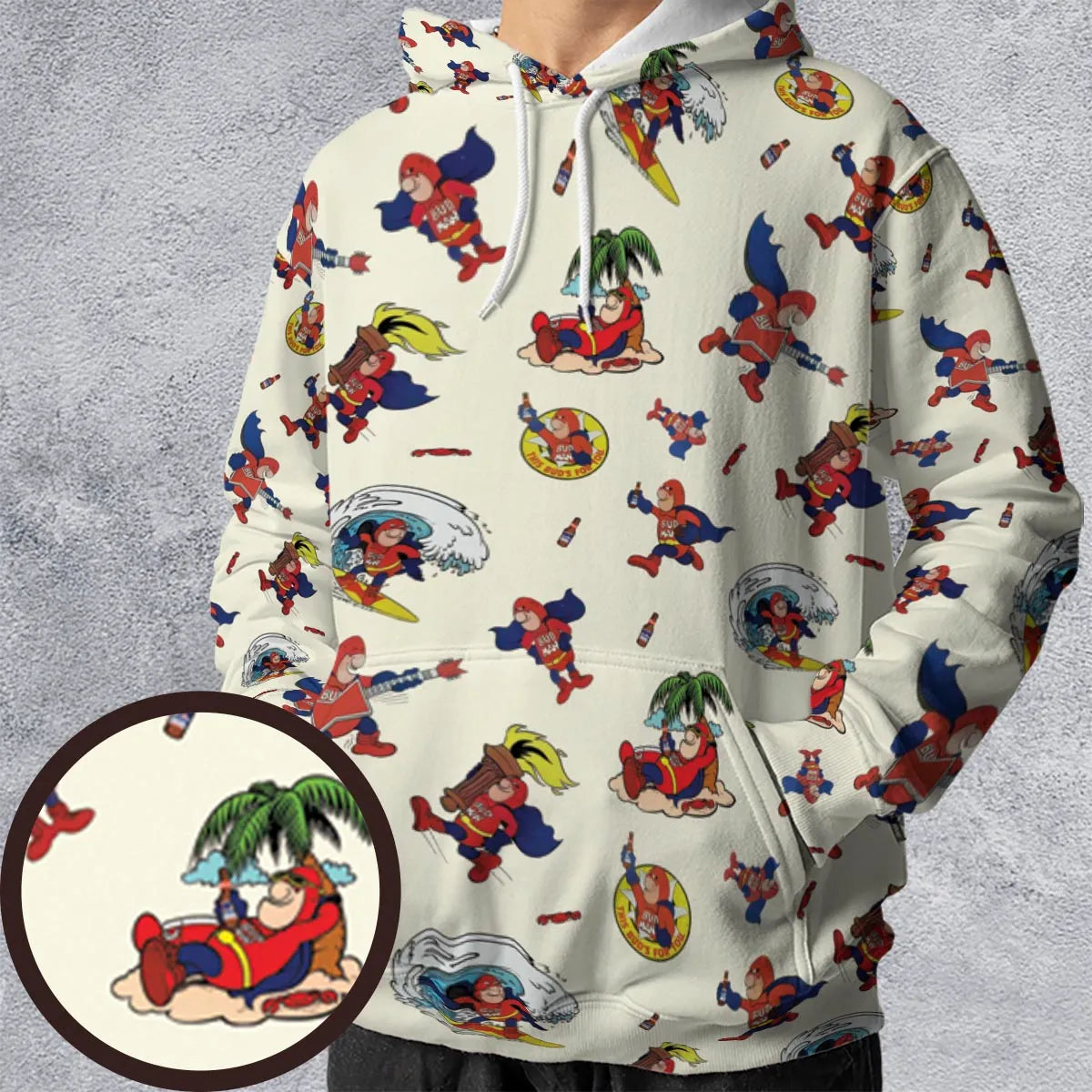 All-over Print Hoodie - 412Q9DJR