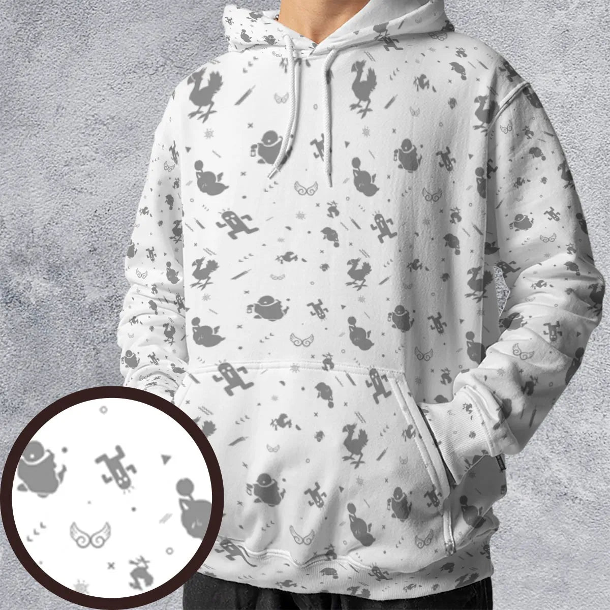 All-over Print Hoodie - JZHEHFZY