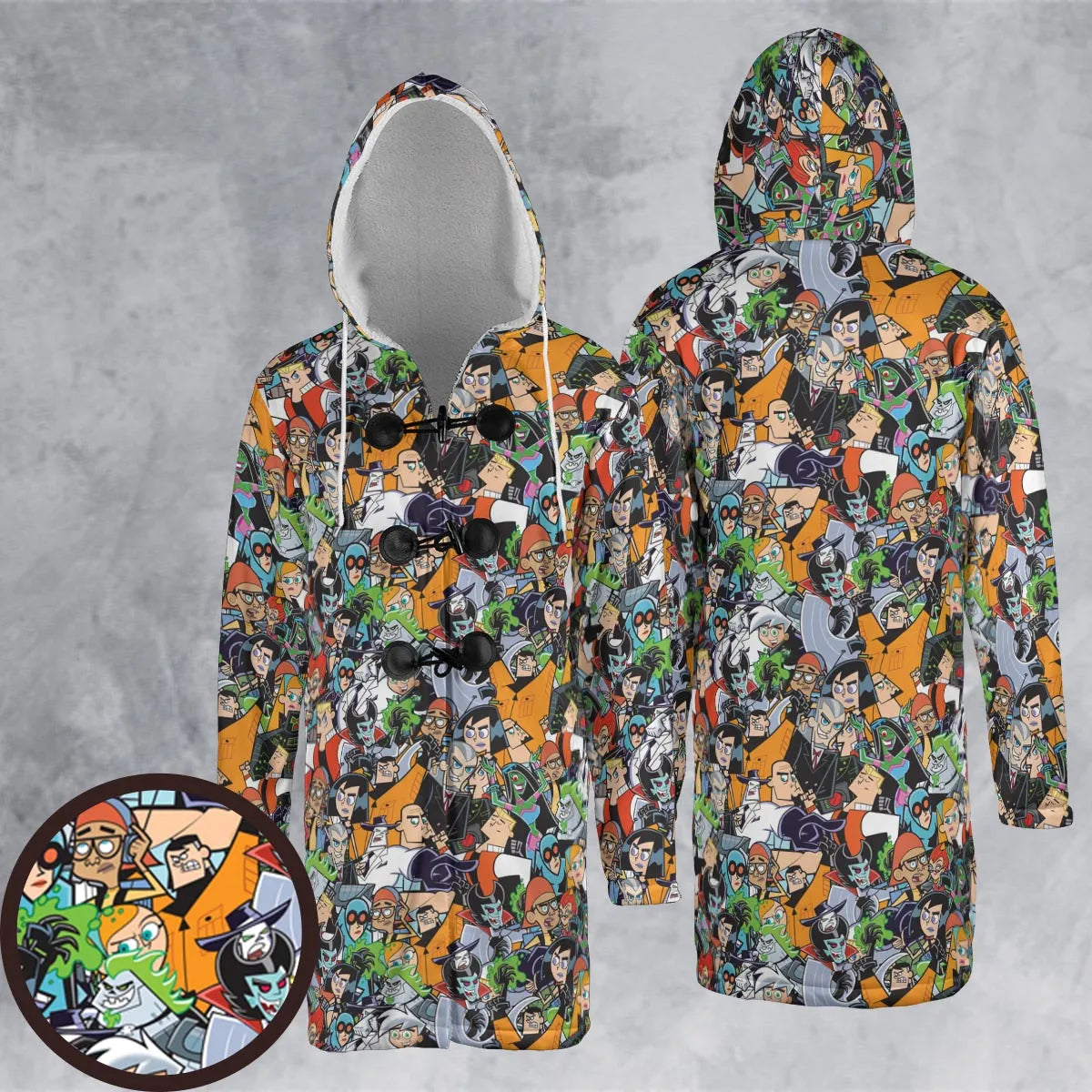 Hooded Cloak Coat - QZPBYSV3