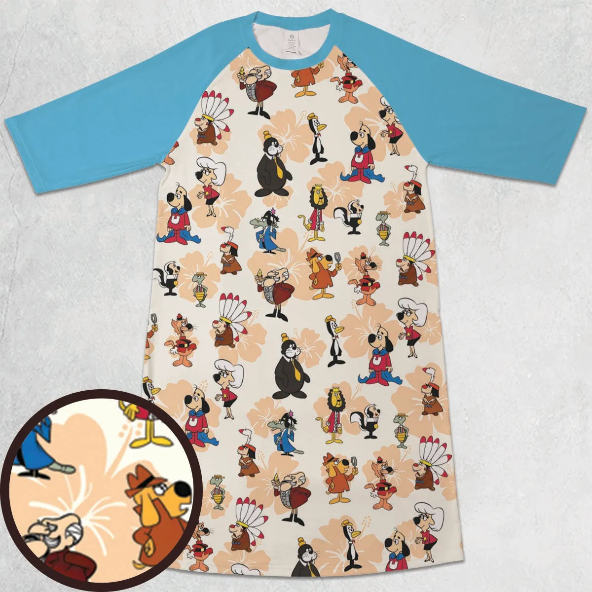 3/4 Sleeve Raglan Dress - SYL6CK4H