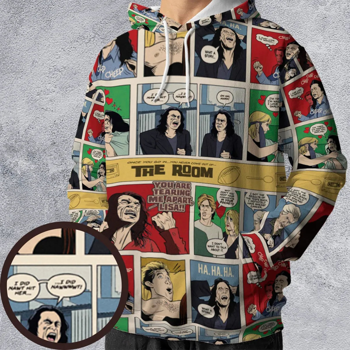 All-over Print Hoodie - 4LT5W55L