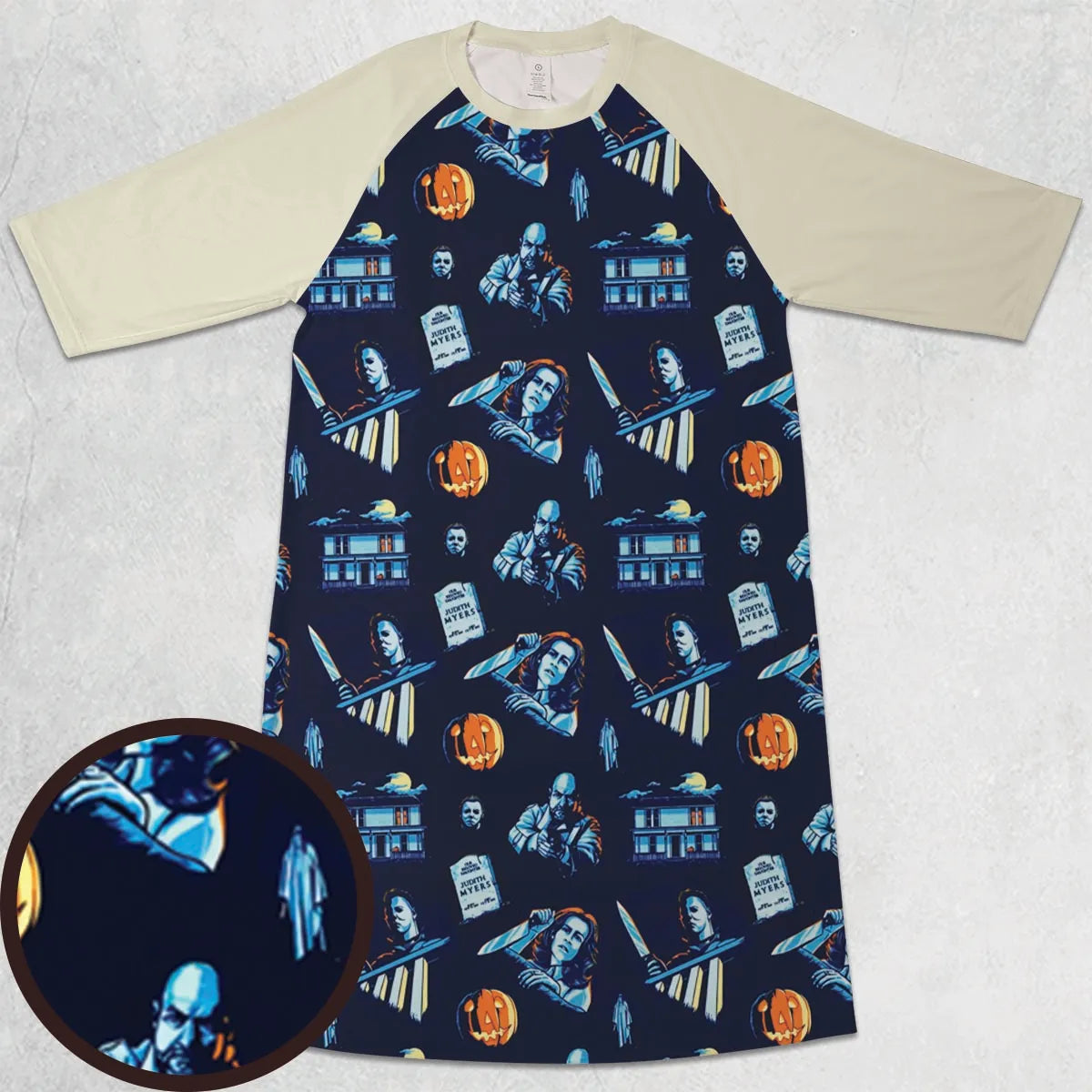 3/4 Sleeve Raglan Dress - Z6Z5SLVW