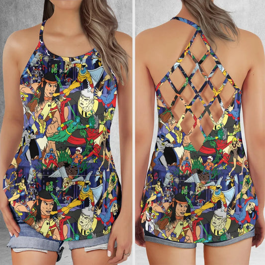 Criss Cross Tank Top - Q66W846F