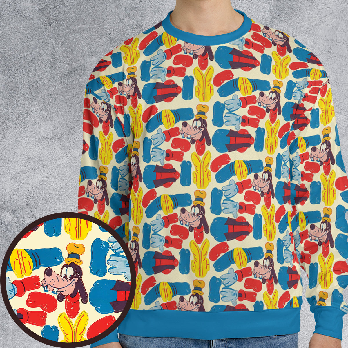 All-over Print Sweatshirt - VS3MTQJ2